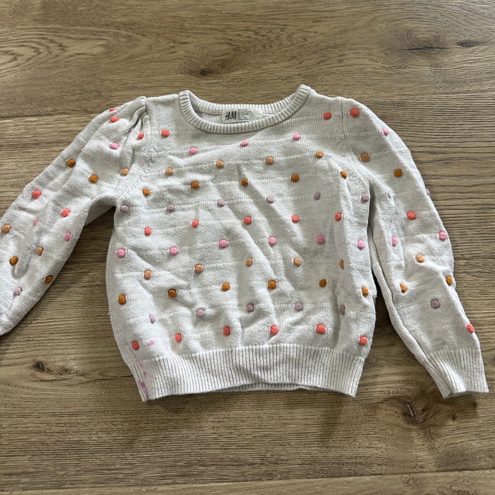 H&M dotted sweater